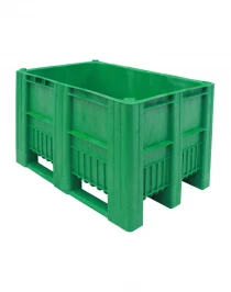 BoxPallet 1200х800х740 мм зеленый сплошной