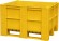 BoxPallet 1200х1000х740 мм сплошной желтый купить в Оренбурге