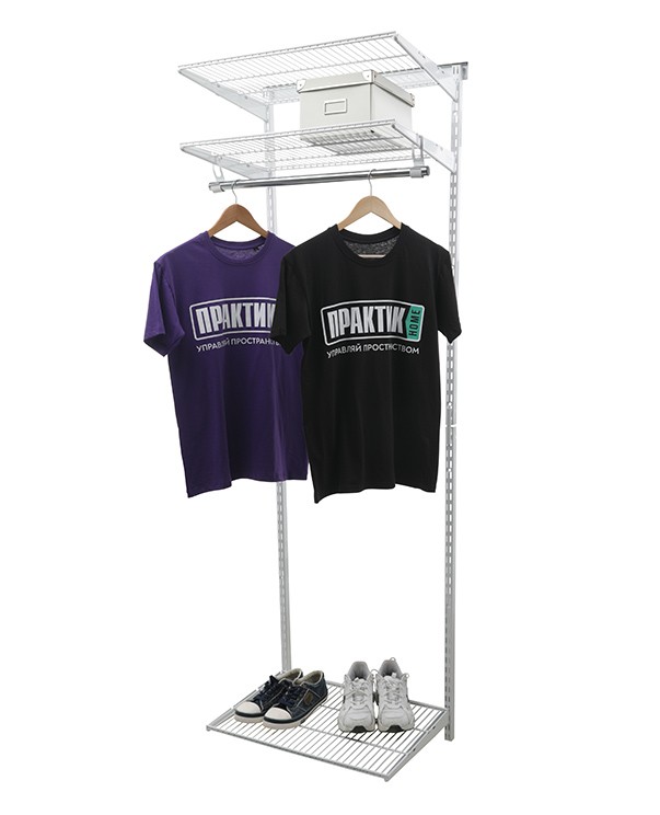 Гардеробная система Практик Home Basic G60 белая купить в Оренбурге