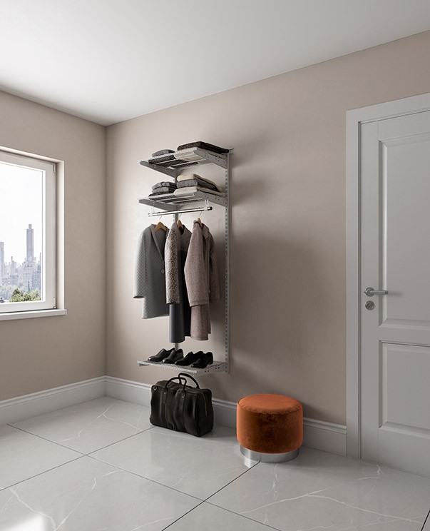 Гардеробная система Практик Home Basic G60 белая купить в Оренбурге