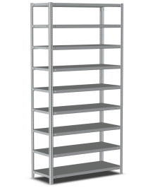 Стеллаж металлический Титан МС-500 1200х1000х300 9 полок