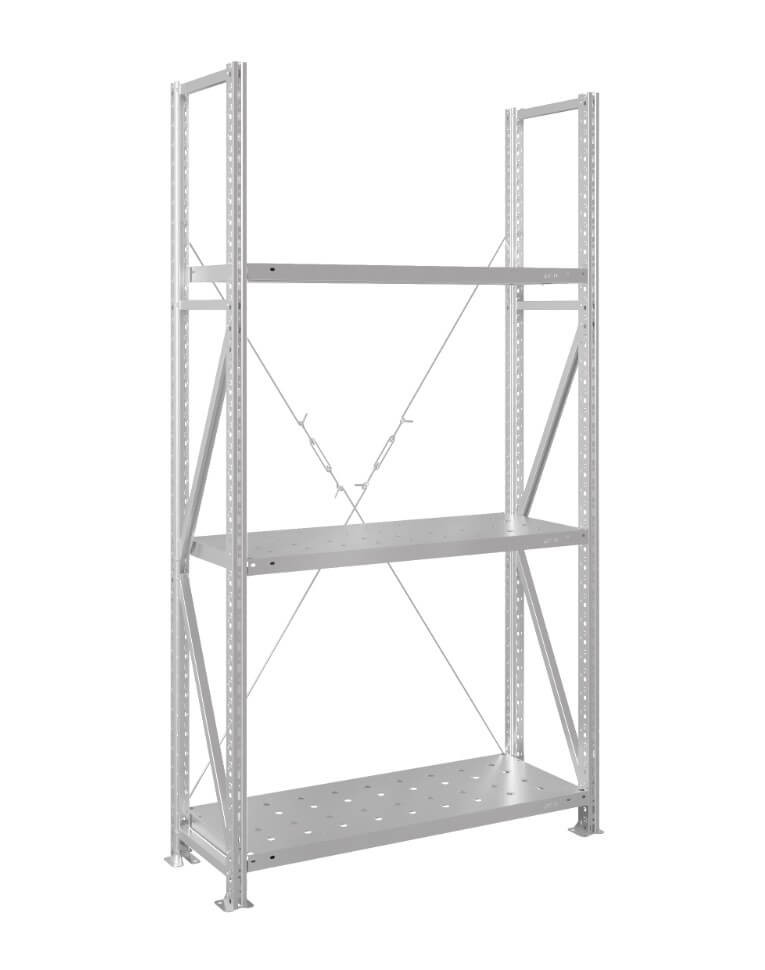 Стеллаж MS U 2000x700x500 3 полки (400 кг, перф) купить в Оренбурге