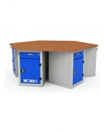 Верстак шеститумбовый WOKER PRO 6002.2500 Верстак шеститумбовый WOKER PRO 6002.2500