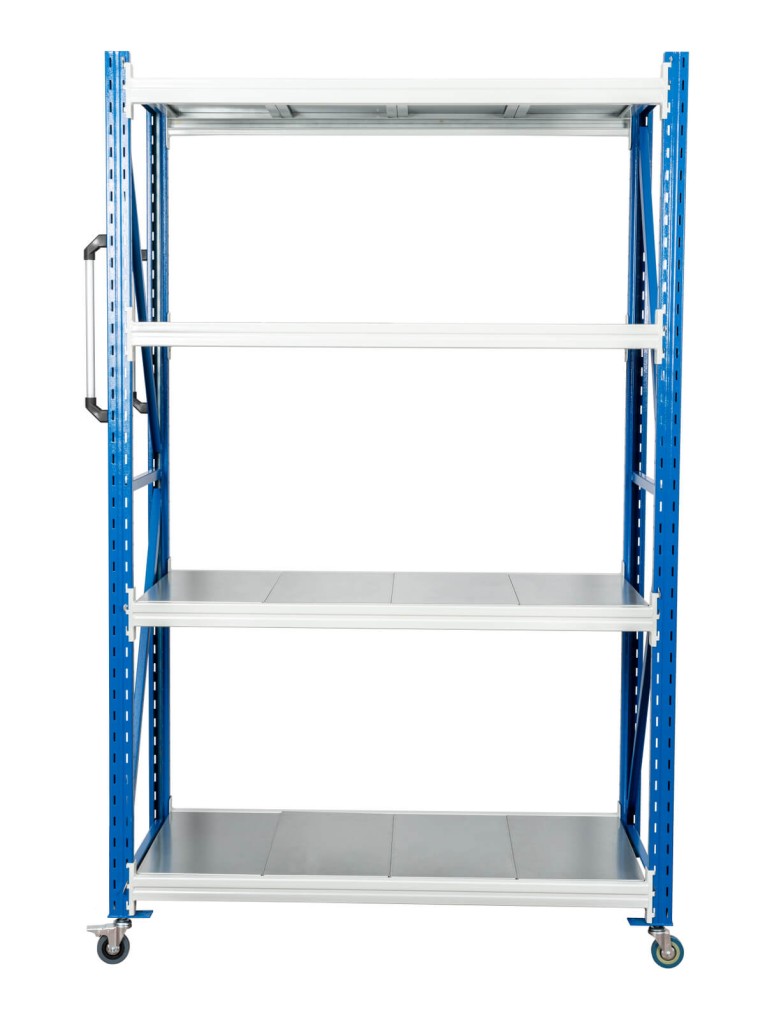 Стеллаж мобильный БиКом СТ-4 250x90x60 4 полки купить в Оренбурге