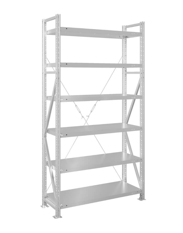 Стеллаж MS U 2000x700x500 6 полок (400 кг, металл) купить в Оренбурге