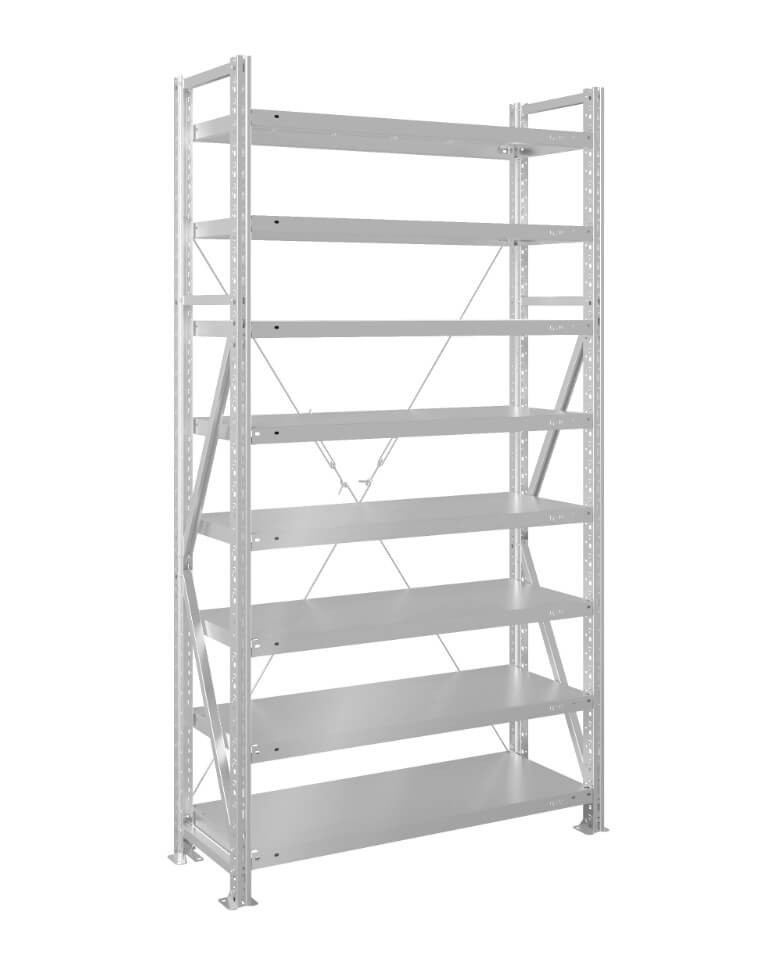 Стеллаж MS U 2000x700x500 8 полок (400 кг, металл) купить в Оренбурге