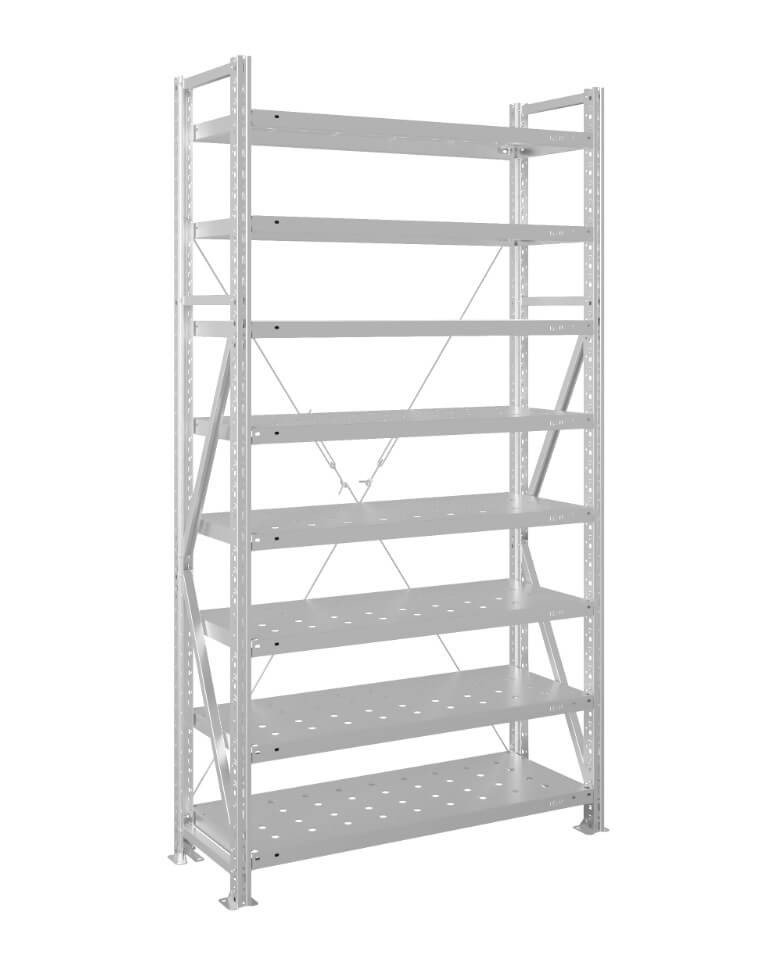 Стеллаж MS U 2000x700x500 8 полок (400 кг, перф) купить в Оренбурге