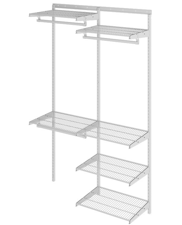 Гардеробная система Практик Home Optima G120 белая купить в Оренбурге