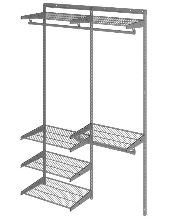 Гардеробная система Практик Home Optima G120 графит купить в Оренбурге