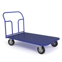 Тележка платформенная ТП 7 (г/п 300 кг, 1400x800 мм, колеса черная резина 125 мм) Тележка платформенная ТП 7 (г/п 300 кг, 1400x800 мм, колеса черная резина 125 мм)