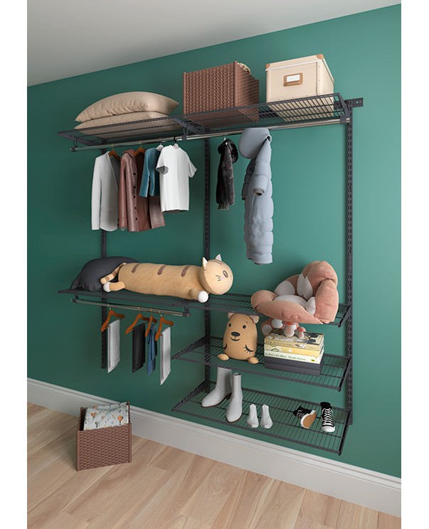 Гардеробная система Практик Home Optima G180 графит купить в Оренбурге