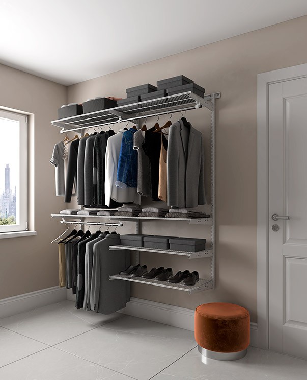 Гардеробная система Практик Home Optima G180 графит купить в Оренбурге