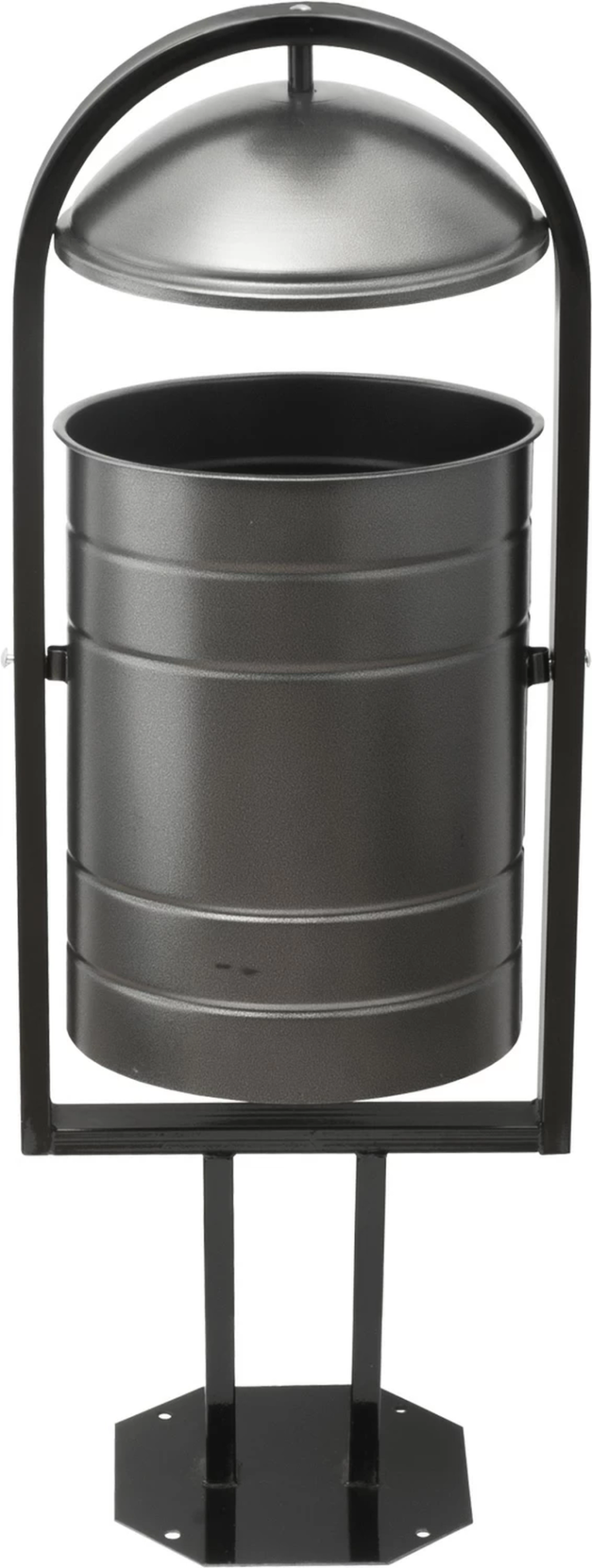 Урна уличная 370х300х1000 серебряная купить в Оренбурге