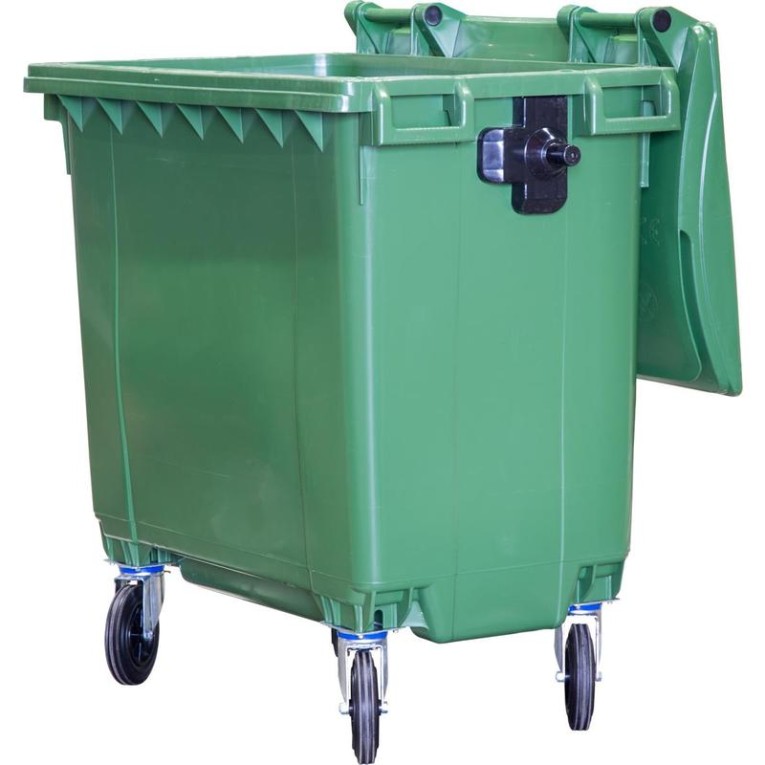 Мусорный контейнер 770л. зелёный купить в Оренбурге Мусорный контейнер 770л. зелёный купить в Оренбурге