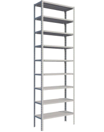 Стеллаж MS Strong 2550х1200х600 9 полок Стеллаж MS Strong 2550х1200х600 9 полок