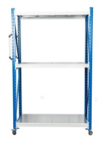 Стеллаж мобильный БиКом СТ-4 300x90x80 3 полки