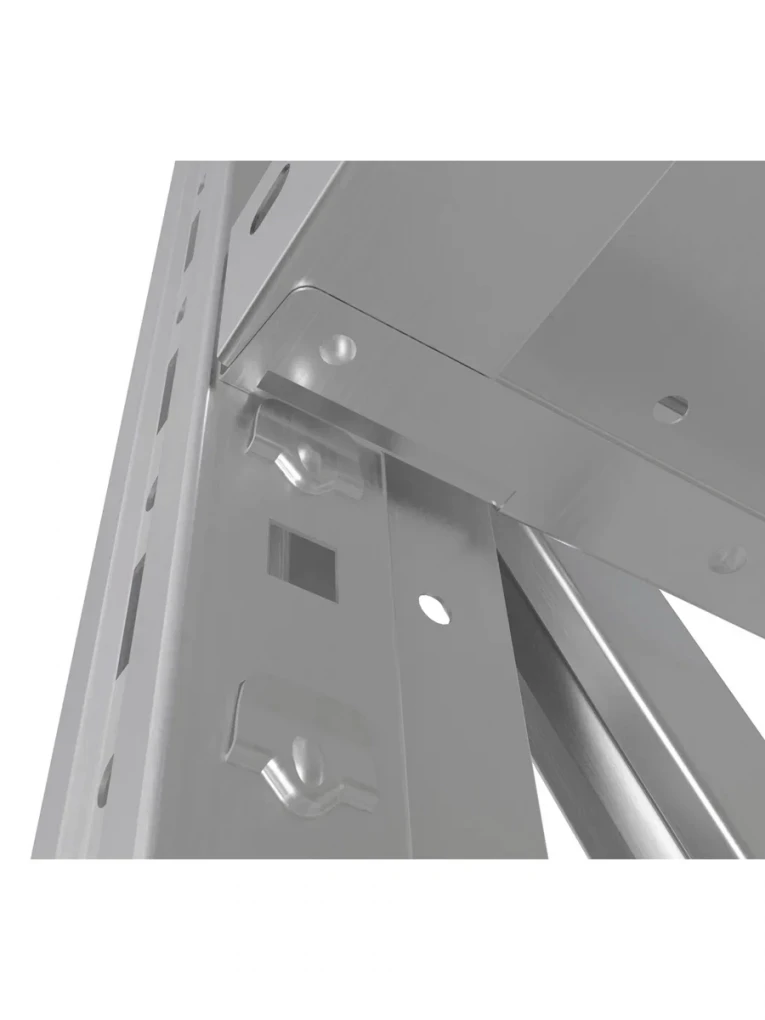 Стеллаж MS U 2500x700x600 9 полок (300 кг, металл) купить в Оренбурге