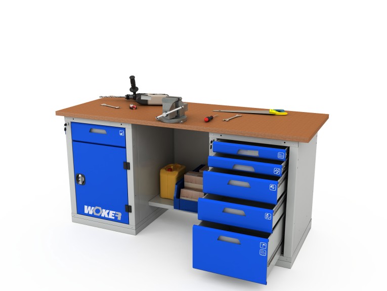 Верстак двухтумбовый WOKER PRO 2205.1800 купить в Оренбурге Верстак двухтумбовый WOKER PRO 2205.1800 купить в Оренбурге