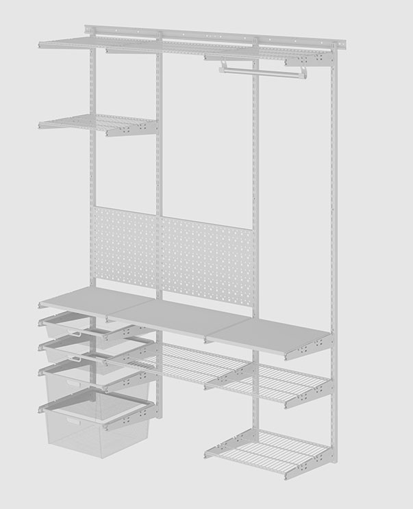 Гардеробная система Практик Home Дача 1 купить в Оренбурге Гардеробная система Практик Home Дача 1 купить в Оренбурге