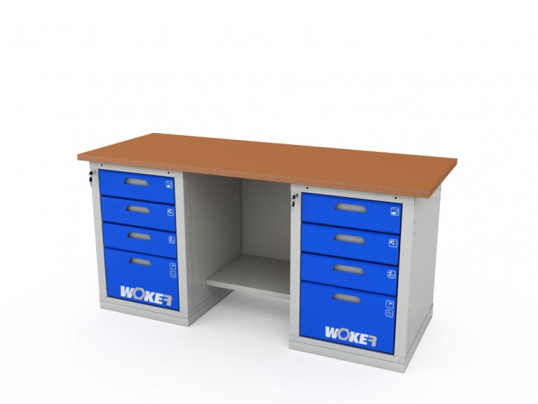 Верстак двухтумбовый WOKER PRO 2404.1800 купить в Оренбурге Верстак двухтумбовый WOKER PRO 2404.1800 купить в Оренбурге