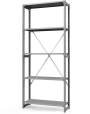 Стеллаж ТСУ 1800x1000x300 5 полок (300 кг, металл) Стеллаж ТСУ 1800x1000x300 5 полок (300 кг, металл)