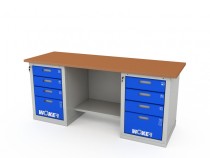 Верстак двухтумбовый WOKER PRO 2404.2000 Верстак двухтумбовый WOKER PRO 2404.2000