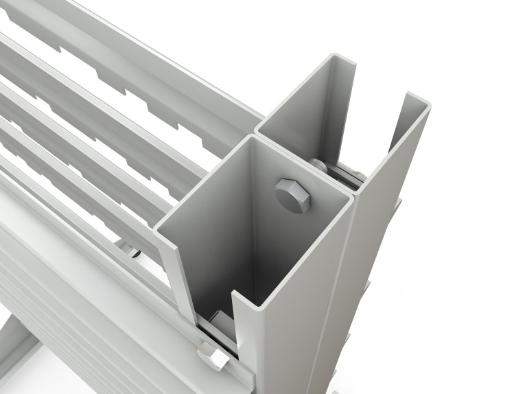 Стеллаж для пластиковых лотков SORTEX двухсторонний 1800x1000x800.03 купить в Оренбурге