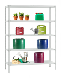 Стеллаж металлический Титан МС-900 2300x1000x400 5 полок Стеллаж металлический Титан МС-900 2300x1000x400 5 полок