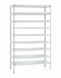 Стеллаж металлический Титан МС-500 2400х1200х500 9 полок