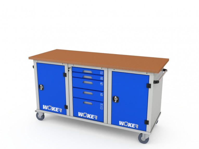 Верстак мобильный трехтумбовый WOKER PRO 3151.1800 купить в Оренбурге Верстак мобильный трехтумбовый WOKER PRO 3151.1800 купить в Оренбурге