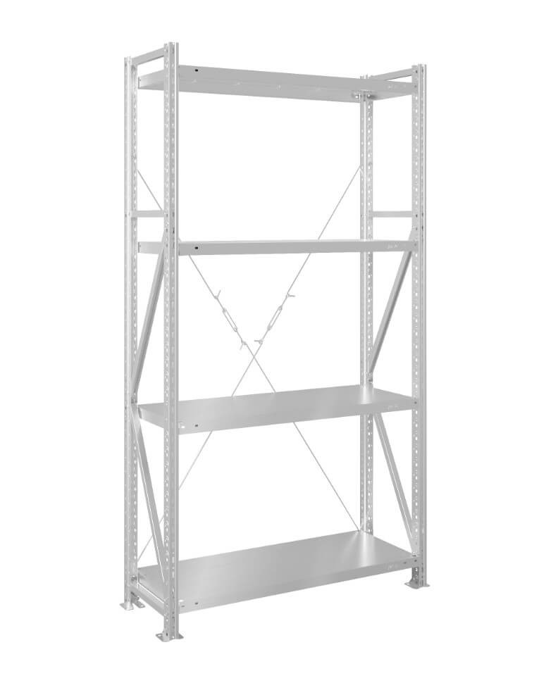 Стеллаж MS U 2000x1500x500 4 полки (300 кг, металл) купить в Оренбурге