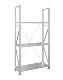 Стеллаж MS U 3000x700x300 3 полки (300 кг, металл) Стеллаж MS U 3000x700x300 3 полки (300 кг, металл)