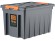Контейнер особопрочный Rox Box PRO 70 (589х396х355 мм с крышкой и клипсами, на роликах, антрацит) купить в Оренбурге
