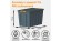 Контейнер особопрочный Rox Box PRO 70 (589х396х355 мм с крышкой и клипсами, на роликах, антрацит) купить в Оренбурге