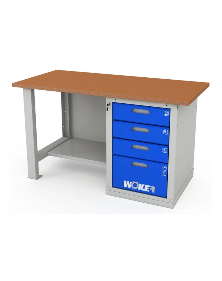 Верстак однотумбовый WOKER PRO 1004.1500 купить в Оренбурге