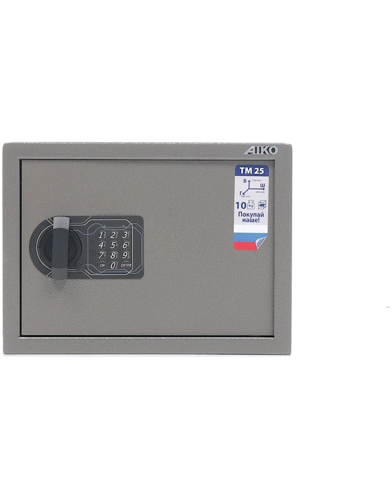 Офисный сейф Aiko TM-25 EL, вид спереди Офисный сейф Aiko TM-25 EL, вид спереди