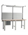 Верстак ДиКом ВС-200-МФ-02+Э2 со светильником Верстак ДиКом ВС-200-МФ-02+Э2 со светильником