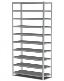 Стеллаж MS Standart 1850х1000х250 10 полок